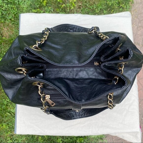 Mellow World Black Faux Leather Hobo Bag - Picture 12 of 15